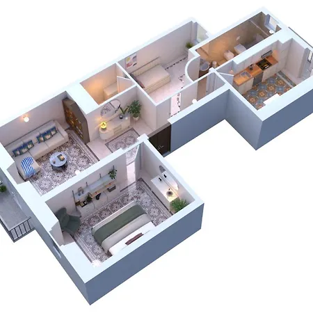 100mq Maison Paradise - & Elegant Daire Bari