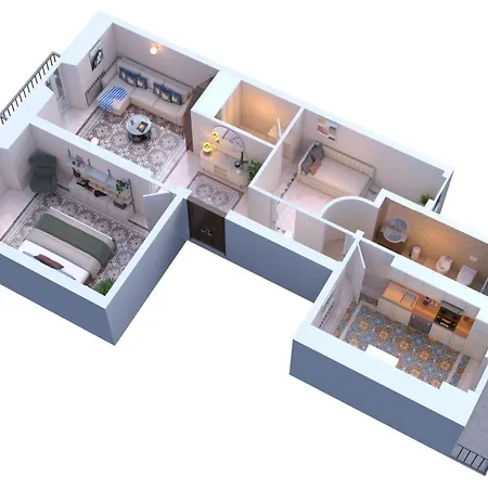 100mq Maison Paradise - Central&elegant