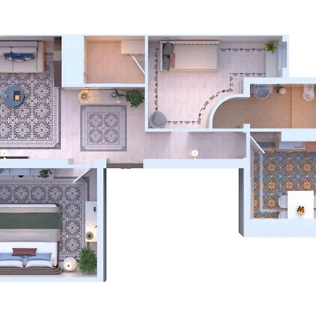 Lägenhet 100mq Maison Paradise - & Elegant